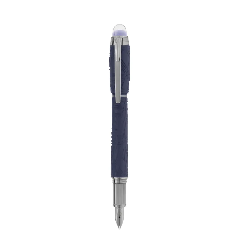 Montblanc Starwalker SpaceBlue Resin Fountain Pen (M) sold by Jura Watches