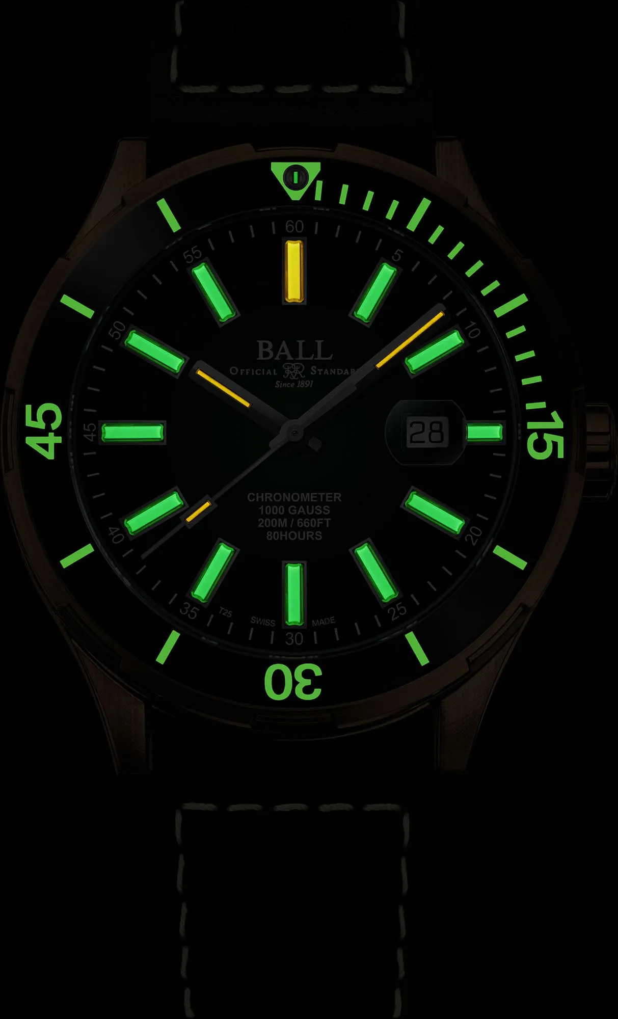 Ball Watch Company Roadmaster M Marvelight Limited Edition Bronze sold by Jura Watches product image thumbnail 2