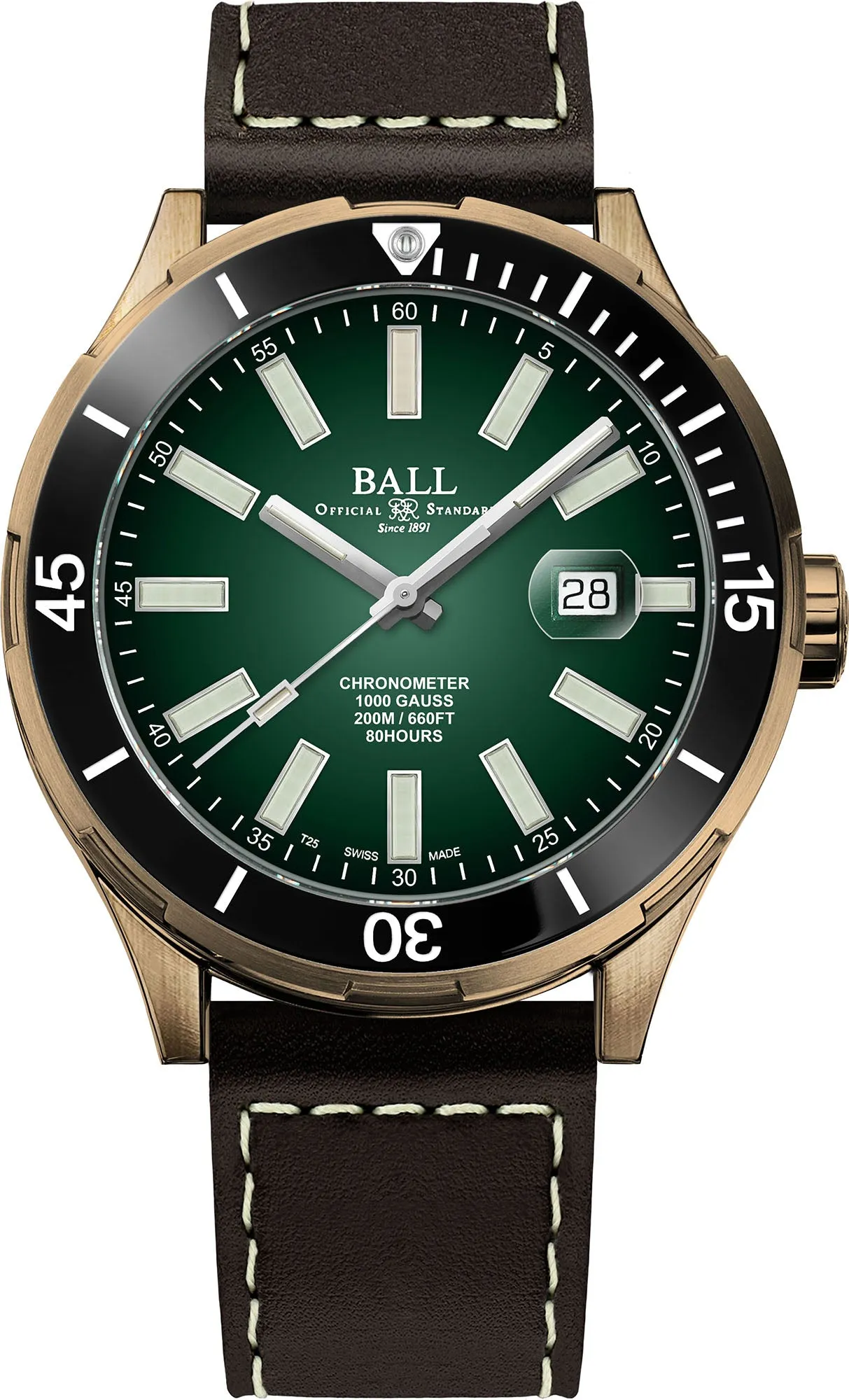 Ball Watch Company Roadmaster M Marvelight Limited Edition Bronze sold by Jura Watches