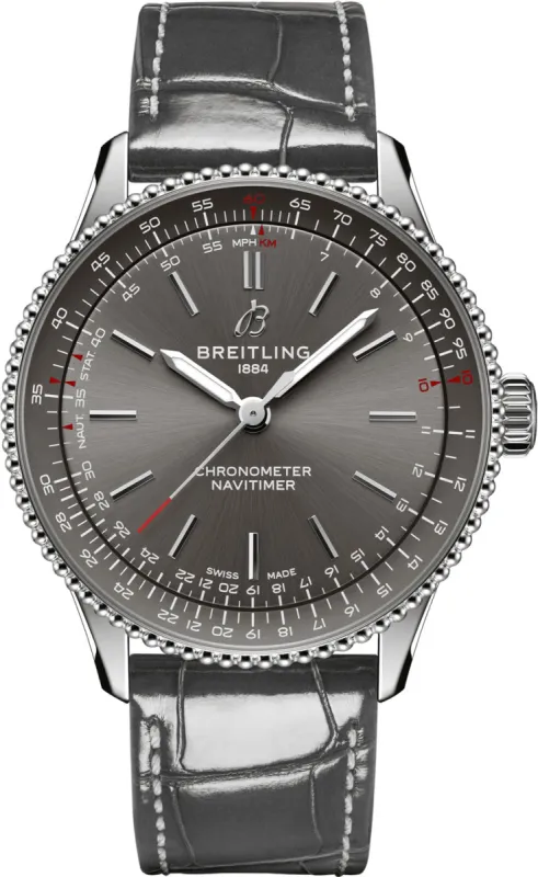 Breitling Navitimer 36 Automatic Alligator Watch sold by Jura Watches