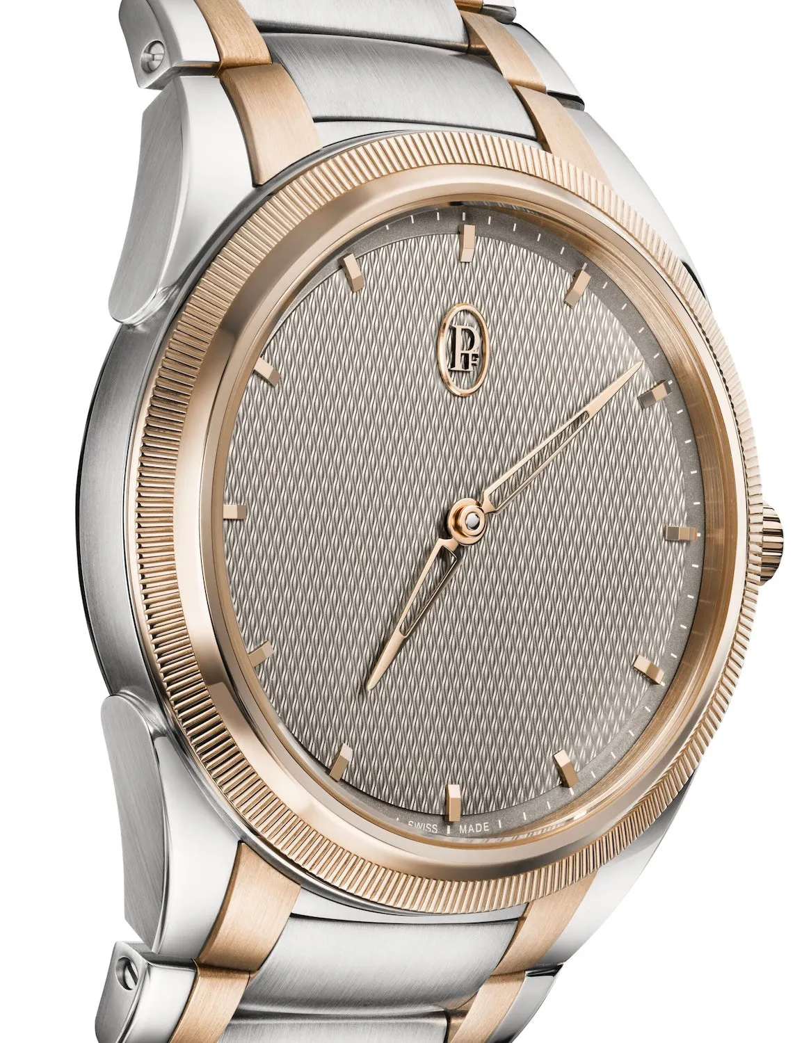 Parmigiani Fleurier Tonda PF Steel Rose Gold Sand Grey Watch sold by Jura Watches product image thumbnail 2