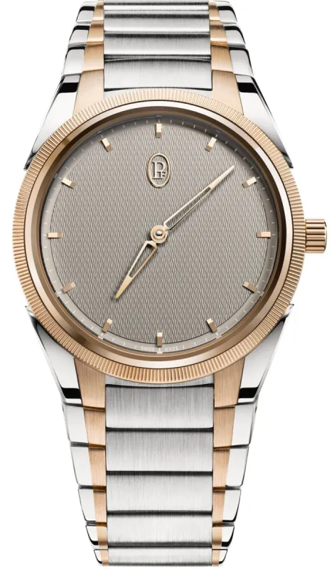 Parmigiani Fleurier Tonda PF Steel Rose Gold Sand Grey Watch sold by Jura Watches