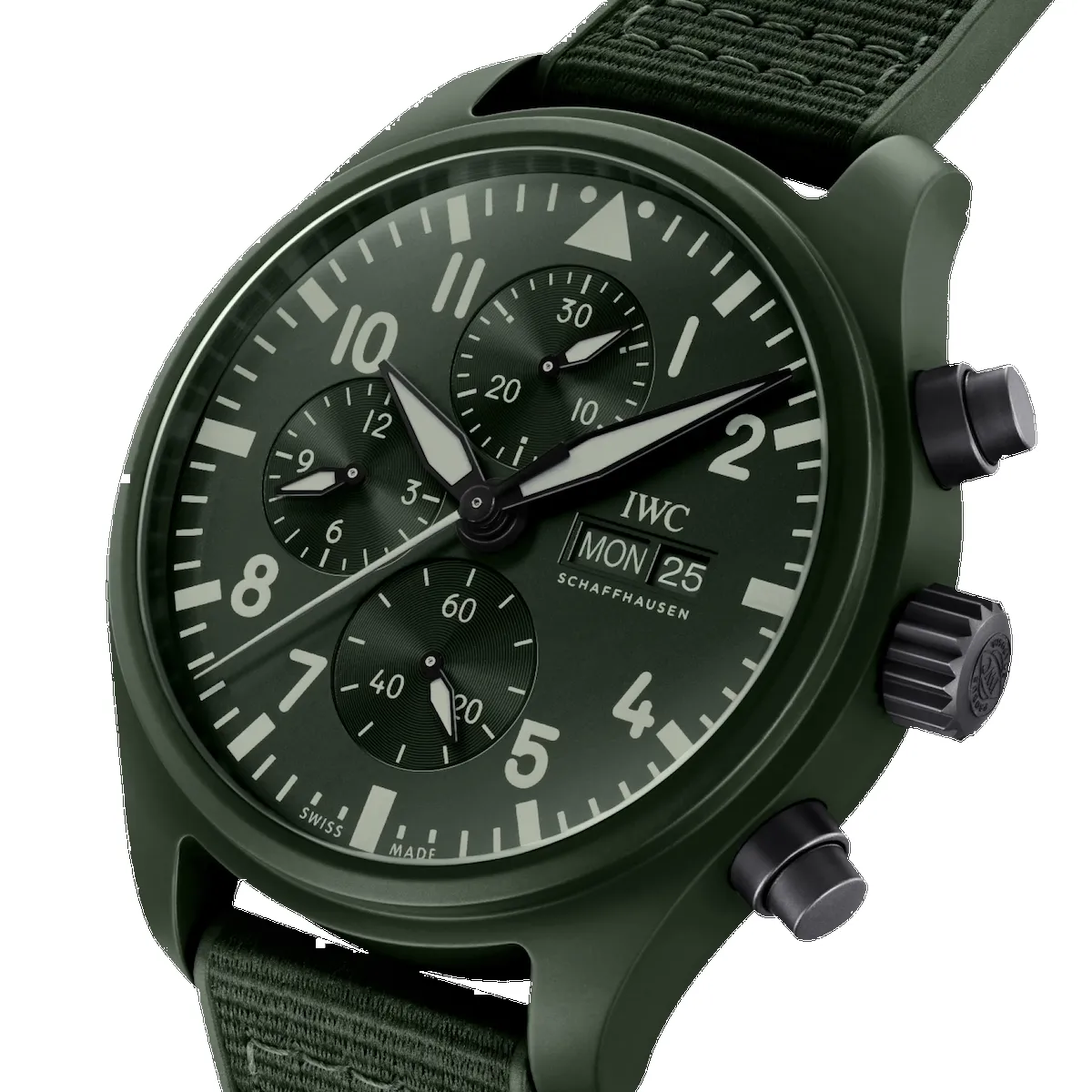 IWC Pilots Chronograph Top Gun Edition Woodland Watch sold by Jura Watches product image thumbnail 3