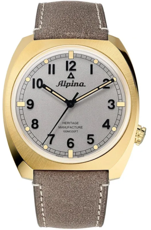 Alpina Watch Startimer Pilot Heritage Manufacture Limited Edition made by Jura Watches