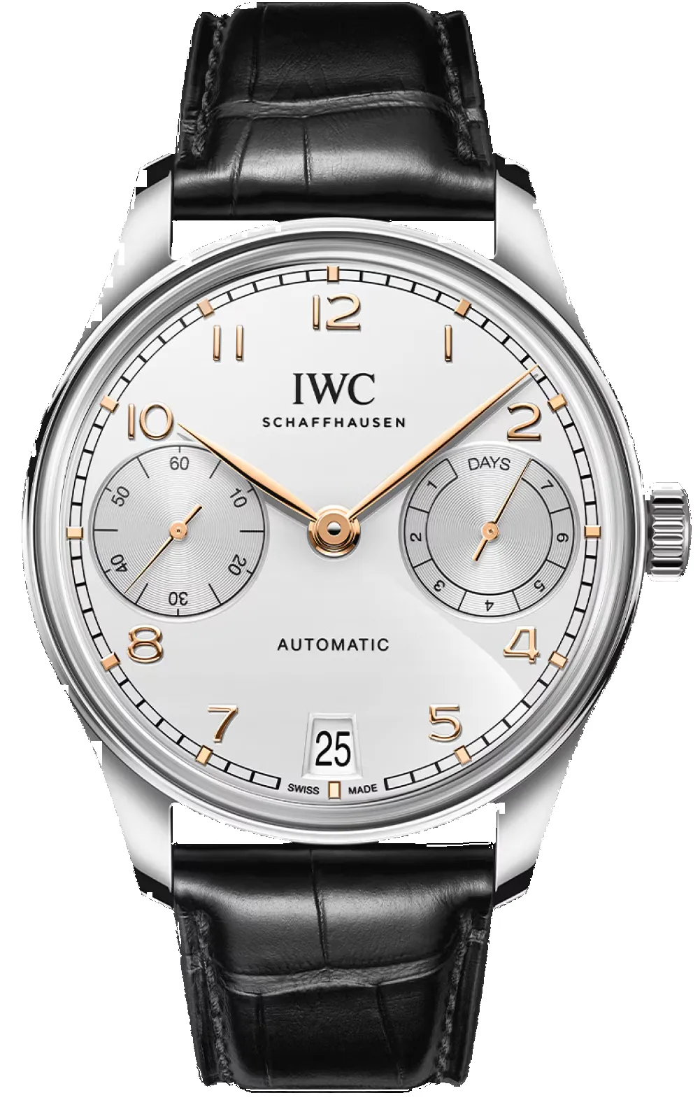 IWC Portugieser Automatic 42 Silver Moon Watch sold by Jura Watches