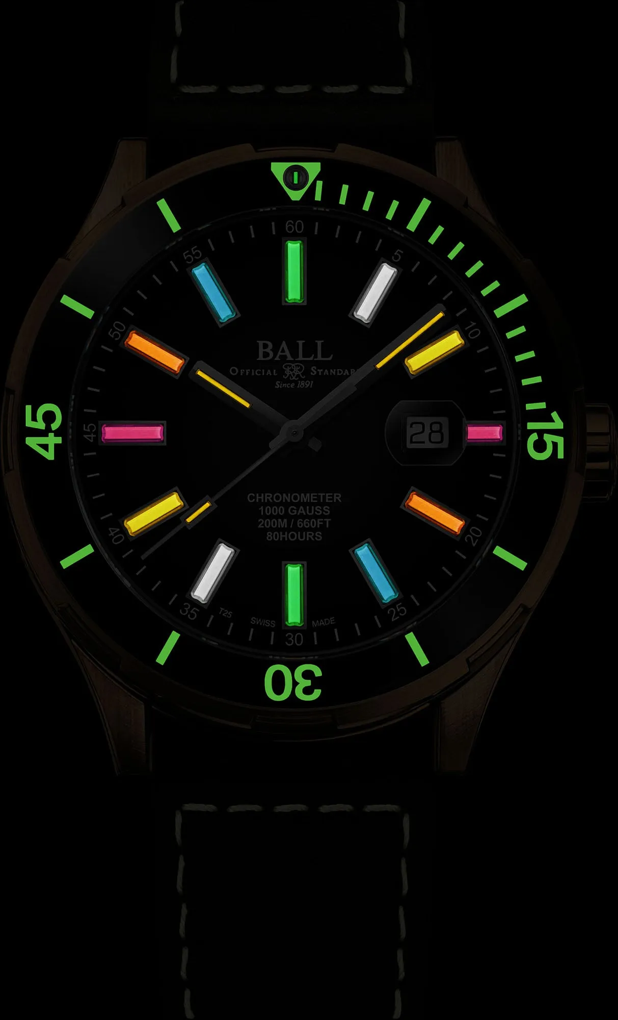 Ball Watch Company Roadmaster M Marvelight Limited Edition Bronze sold by Jura Watches product image thumbnail 2