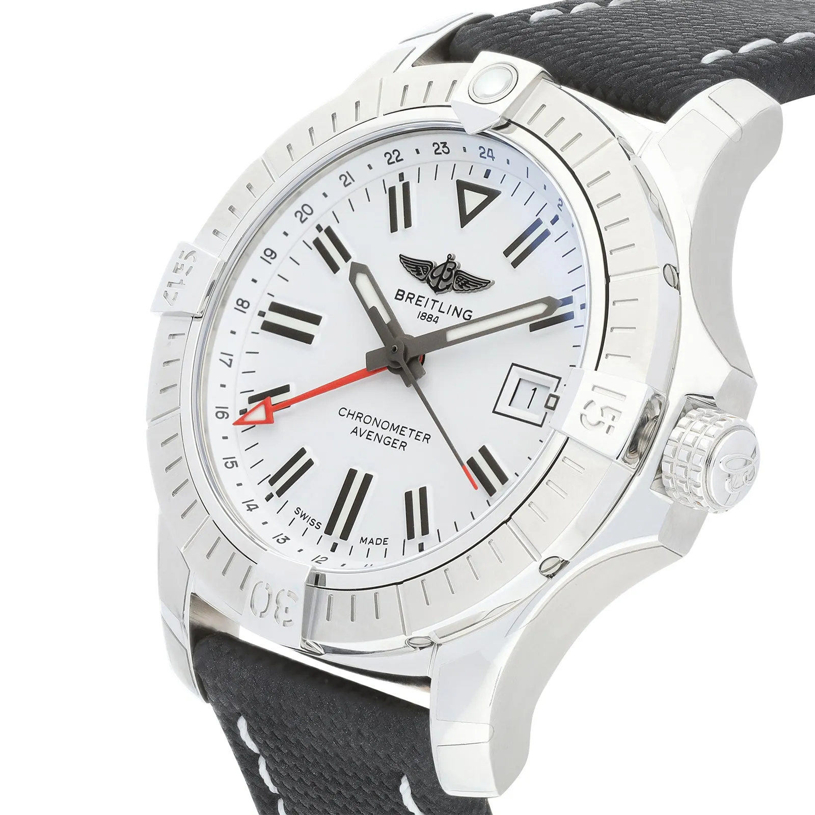 Pre-Owned Breitling Avenger GMT Mens Watch sold by Jura Watches product image thumbnail 2