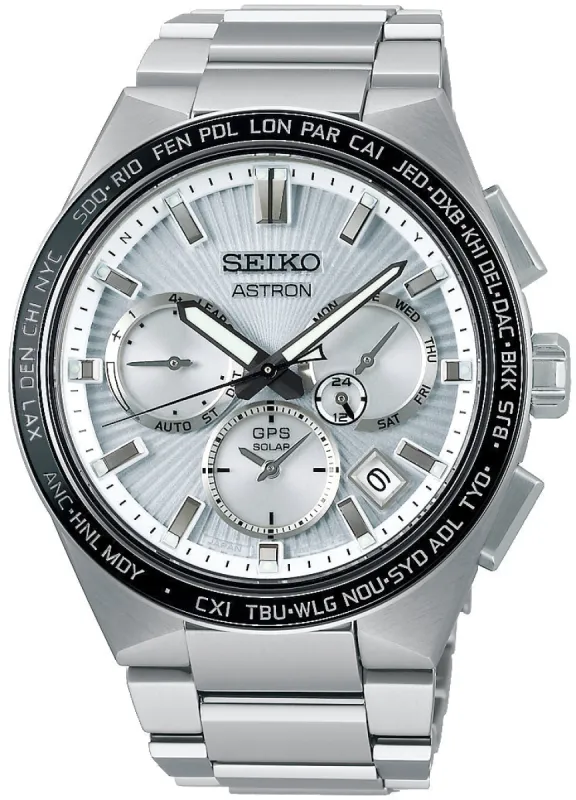Seiko Astron Sunray Silver Lining GPS Solar sold by Jura Watches