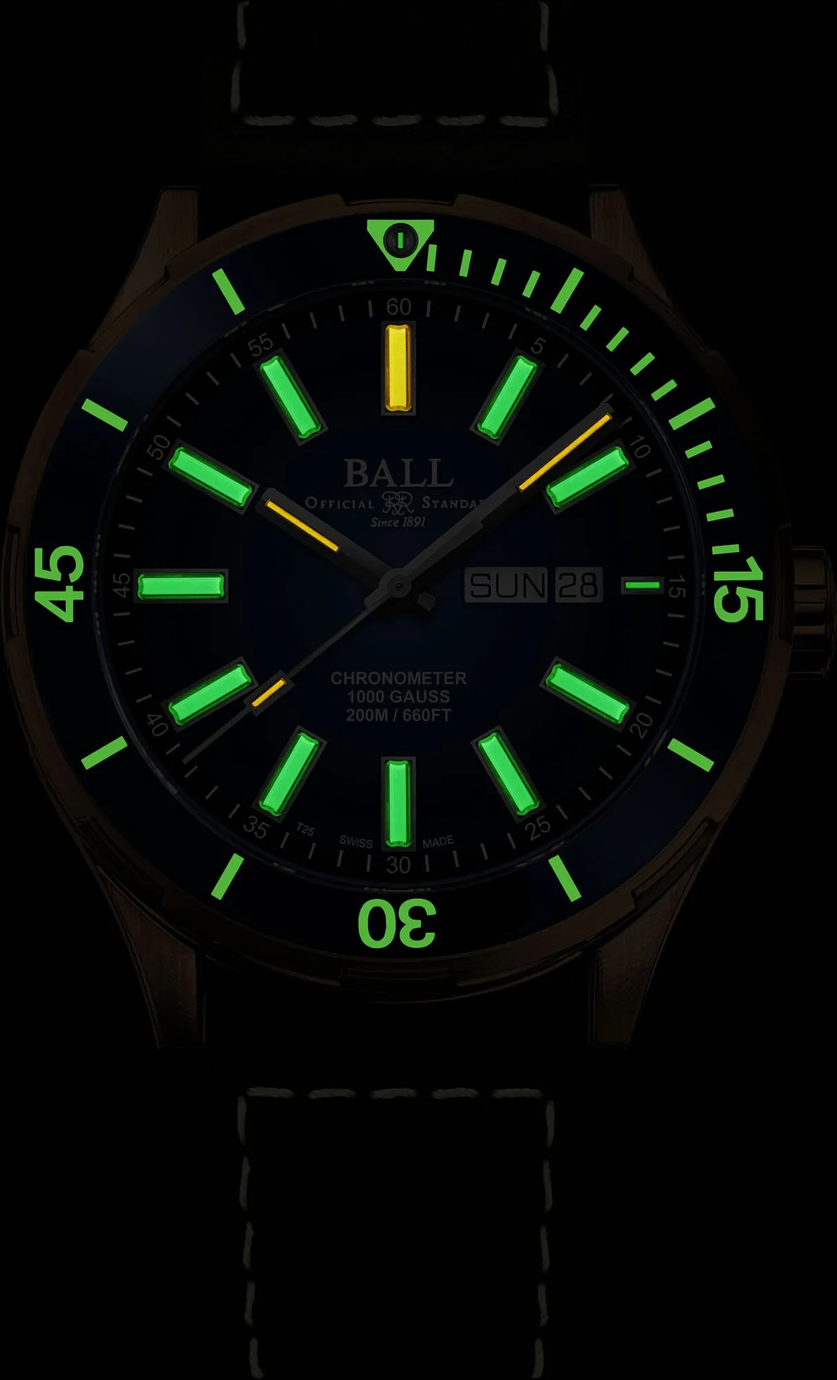 Ball Watch Company Roadmaster Marvelight Bronze Limited Edition sold by Jura Watches product image thumbnail 2