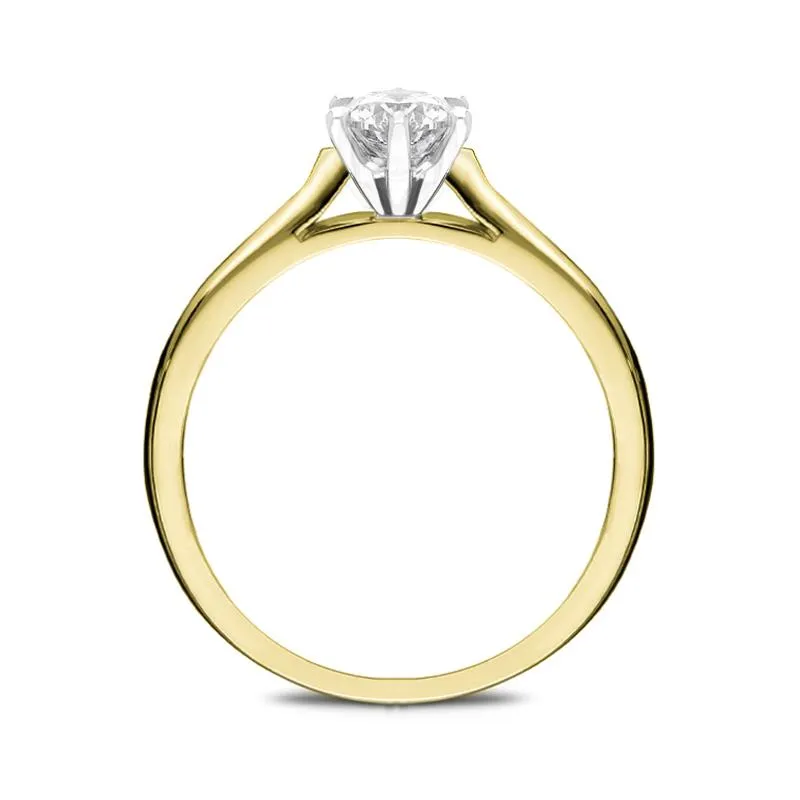 18ct Yellow Gold 0.40ct Diamond Brilliant Cut Solitaire Ring sold by Jura Watches product image thumbnail 2