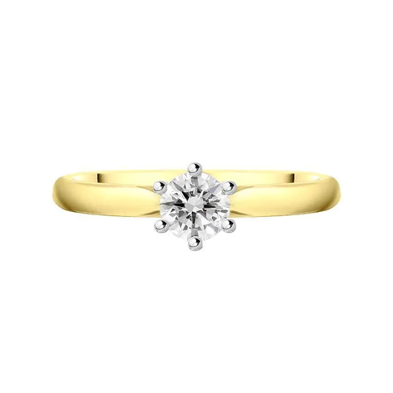 18ct Yellow Gold 0.40ct Diamond Brilliant Cut Solitaire Ring sold by Jura Watches product image thumbnail 3