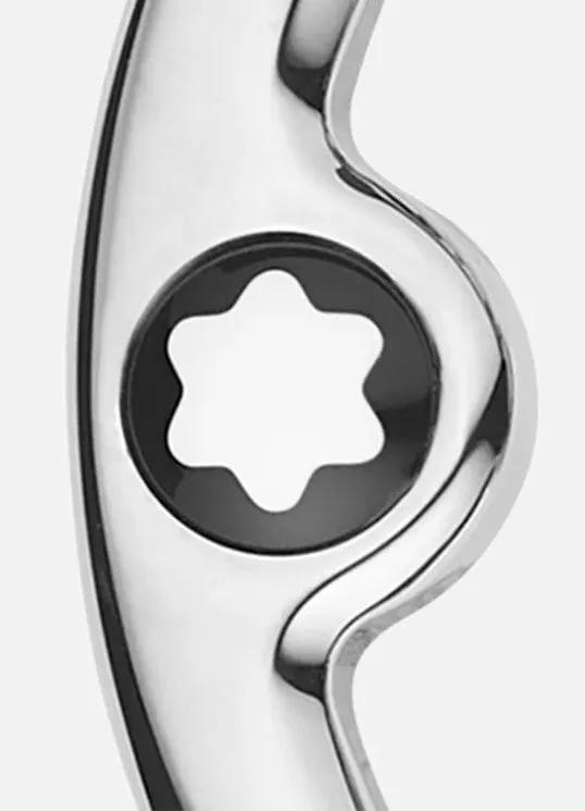 Montblanc Horseshoe Buckle 35mm Reversible Leather Belt Printed Black/Plain Black sold by Jura Watches product image thumbnail 4