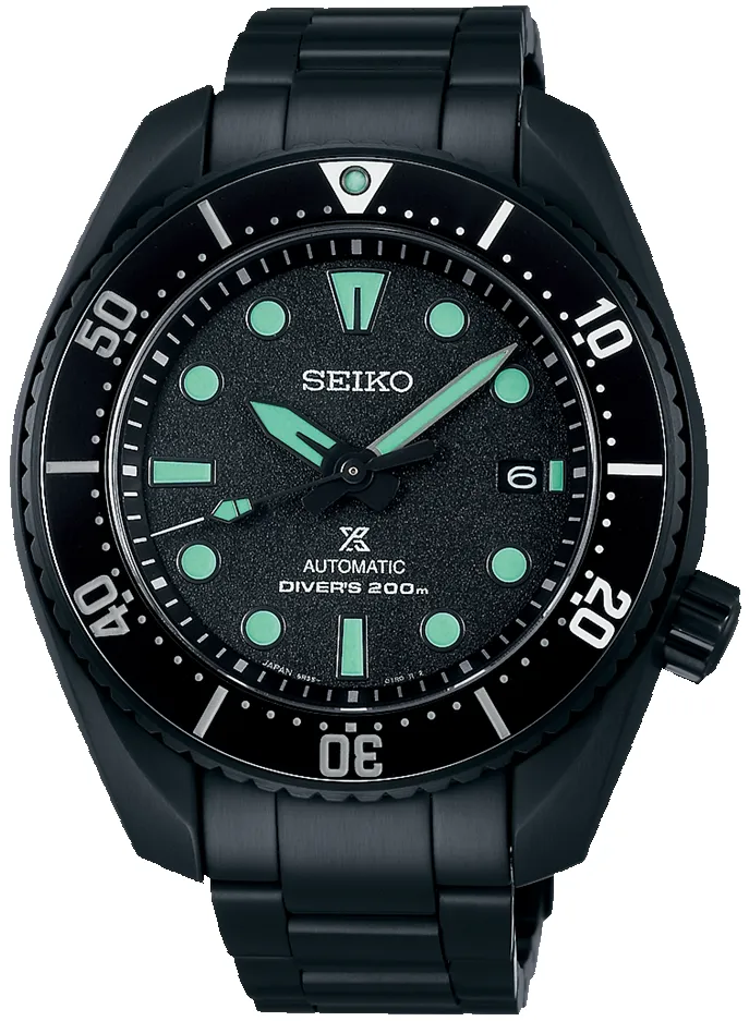 Seiko Prospex Black Series Night Vision Sumo Diver Limited Edition sold by Jura Watches