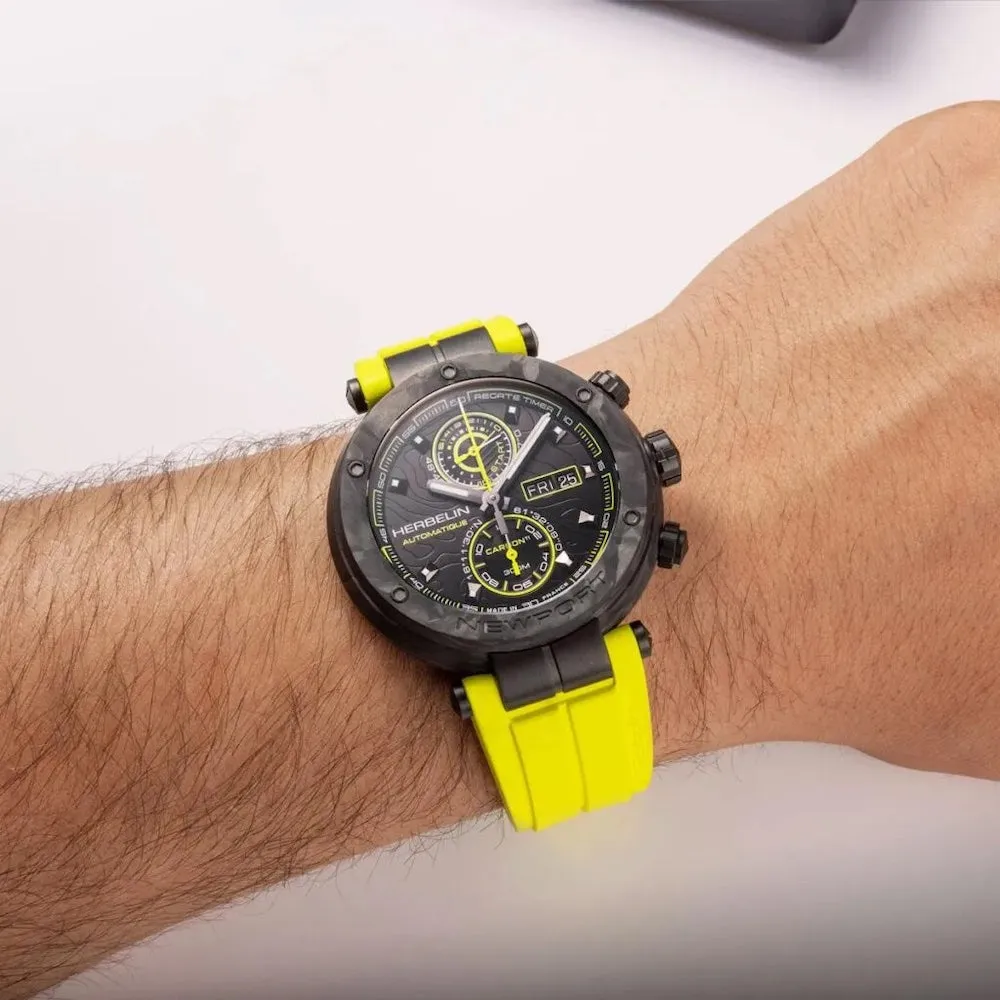 Herbelin Watch Newport Carbon Titanium Chrono Limited Edition sold by Jura Watches product image thumbnail 4