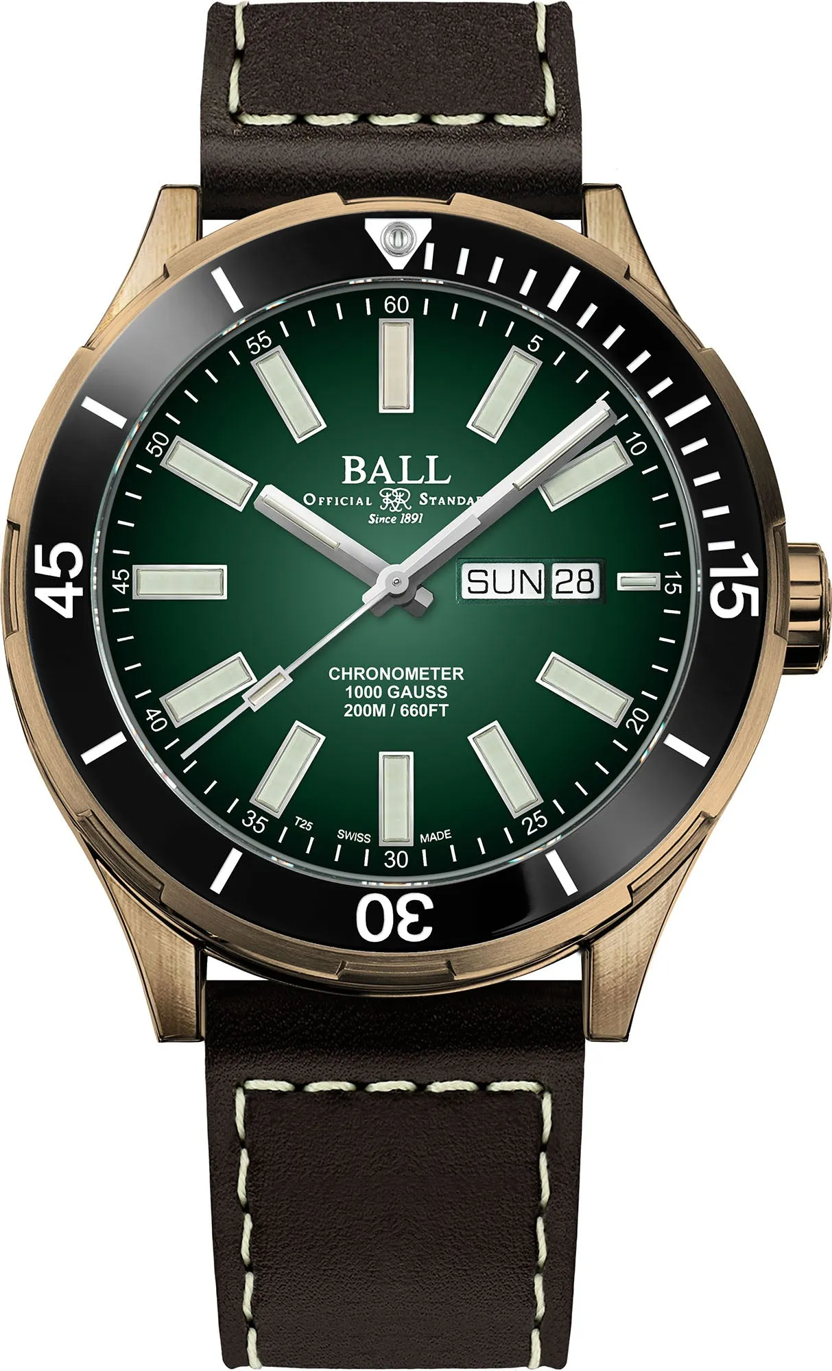 Ball Watch Company Roadmaster Marvelight Bronze Limited Edition sold by Jura Watches