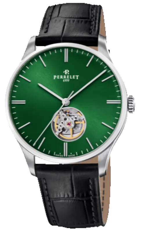 Perrelet Weekend Open Heart Watch sold by Jura Watches