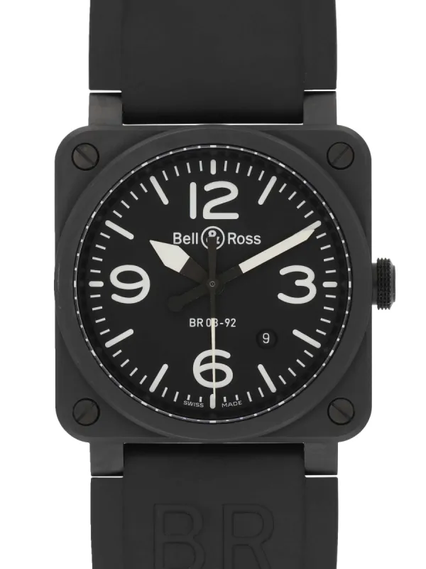 Pre-Owned Bell & Ross Instruments BR 03-92 Black Ceramic Mens Watch sold by Jura Watches