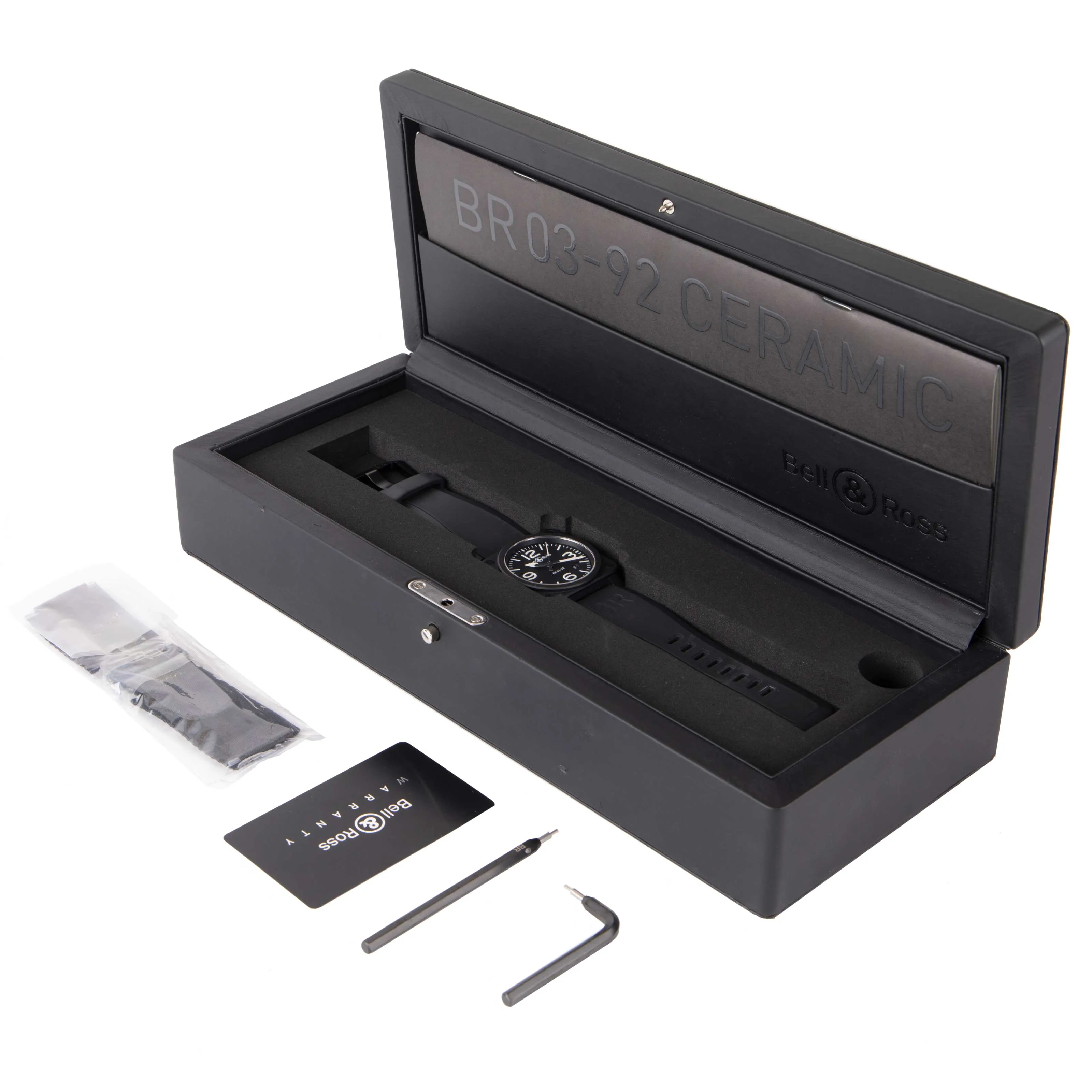 Pre-Owned Bell & Ross Instruments BR 03-92 Black Ceramic Mens Watch sold by Jura Watches product image thumbnail 5