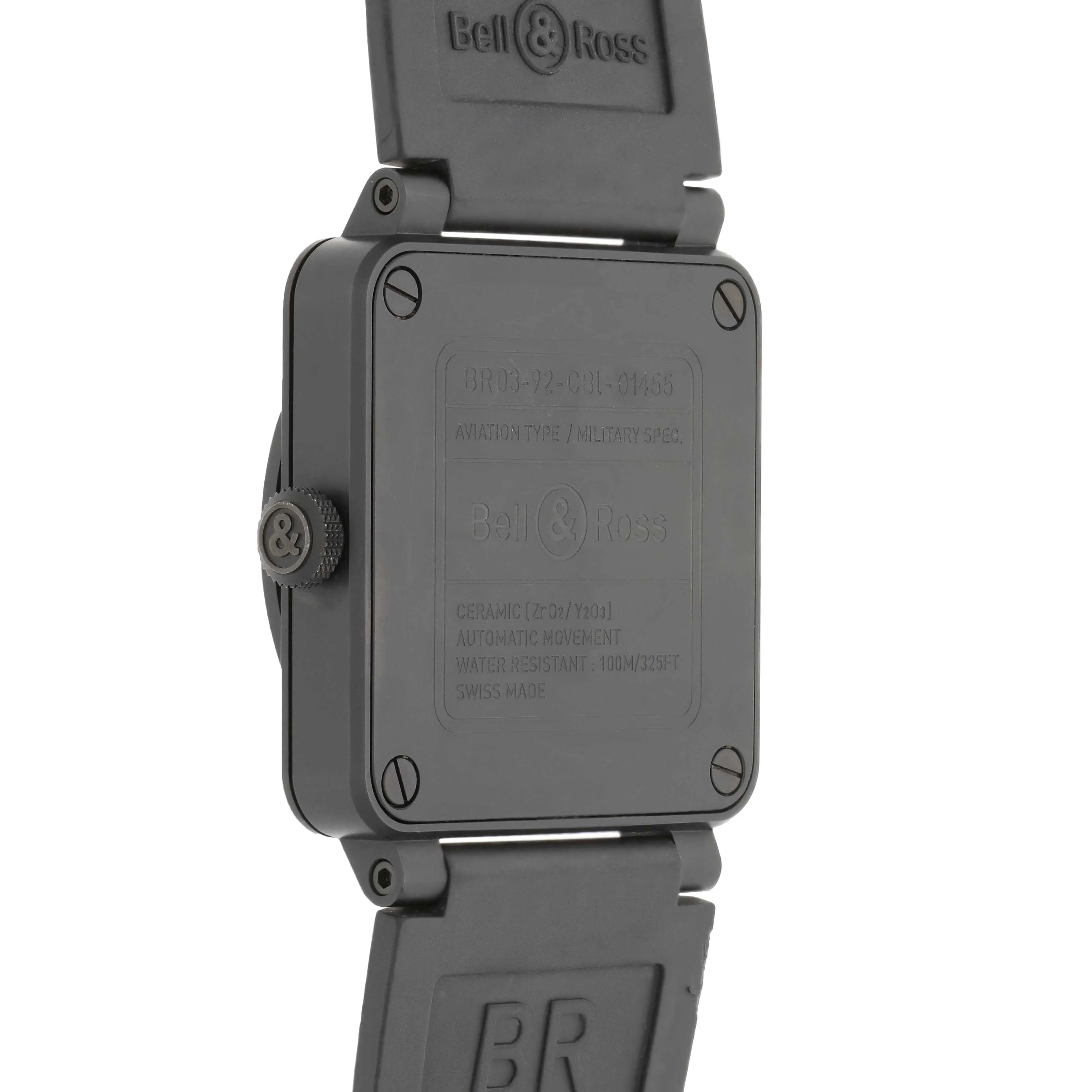 Pre-Owned Bell & Ross Instruments BR 03-92 Black Ceramic Mens Watch sold by Jura Watches product image thumbnail 3