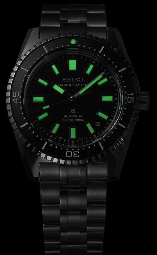 Seiko Prospex Black Dark Water Marinemaster 1965 Reinterpretation Diver Watch sold by Jura Watches product image thumbnail 2