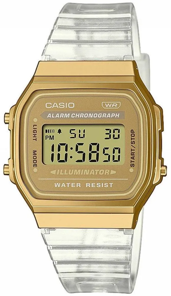 Casio A168 Vintage Transparent D sold by Jura Watches
