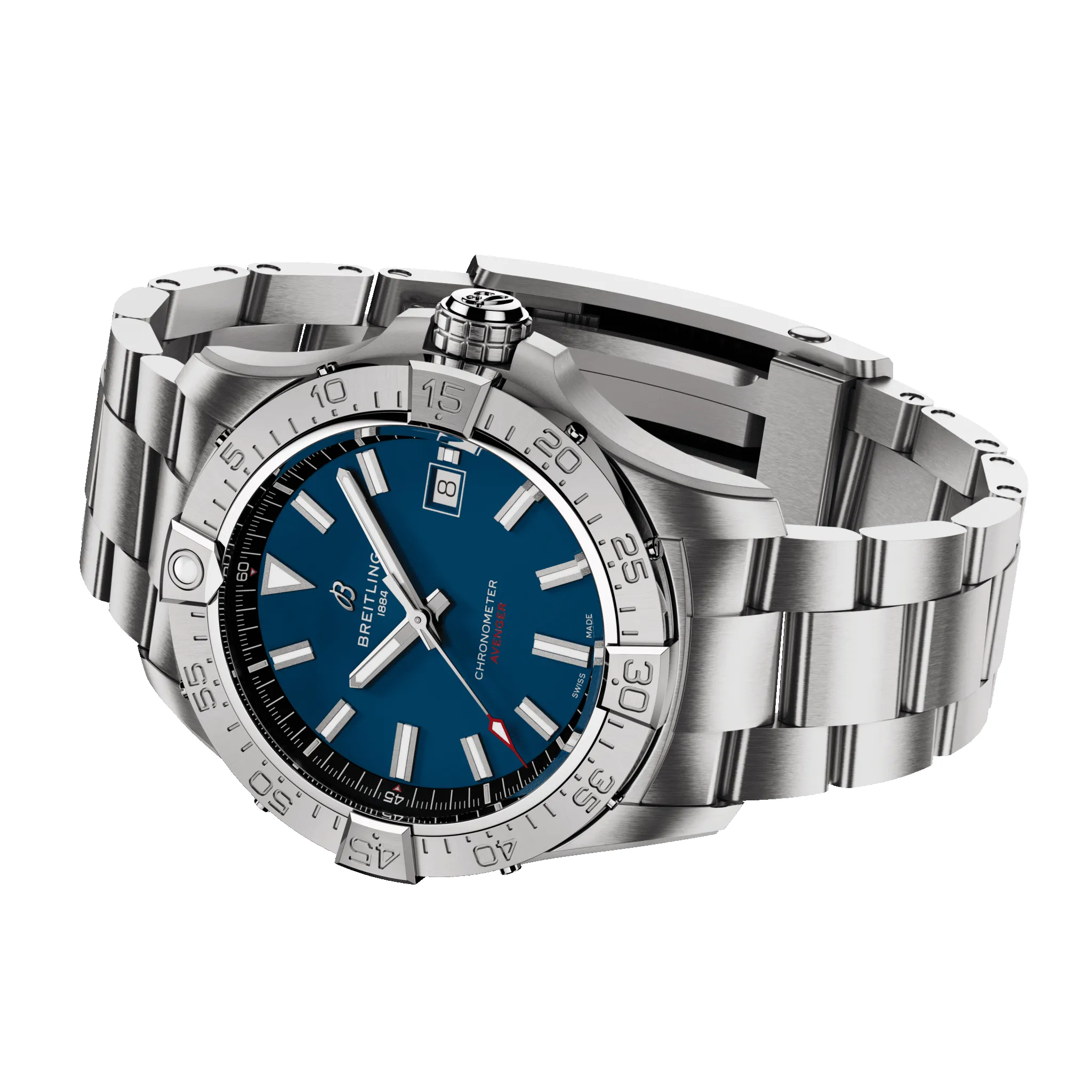 Breitling Avenger Automatic 42 Blue Bracelet Watch sold by Jura Watches product image thumbnail 3
