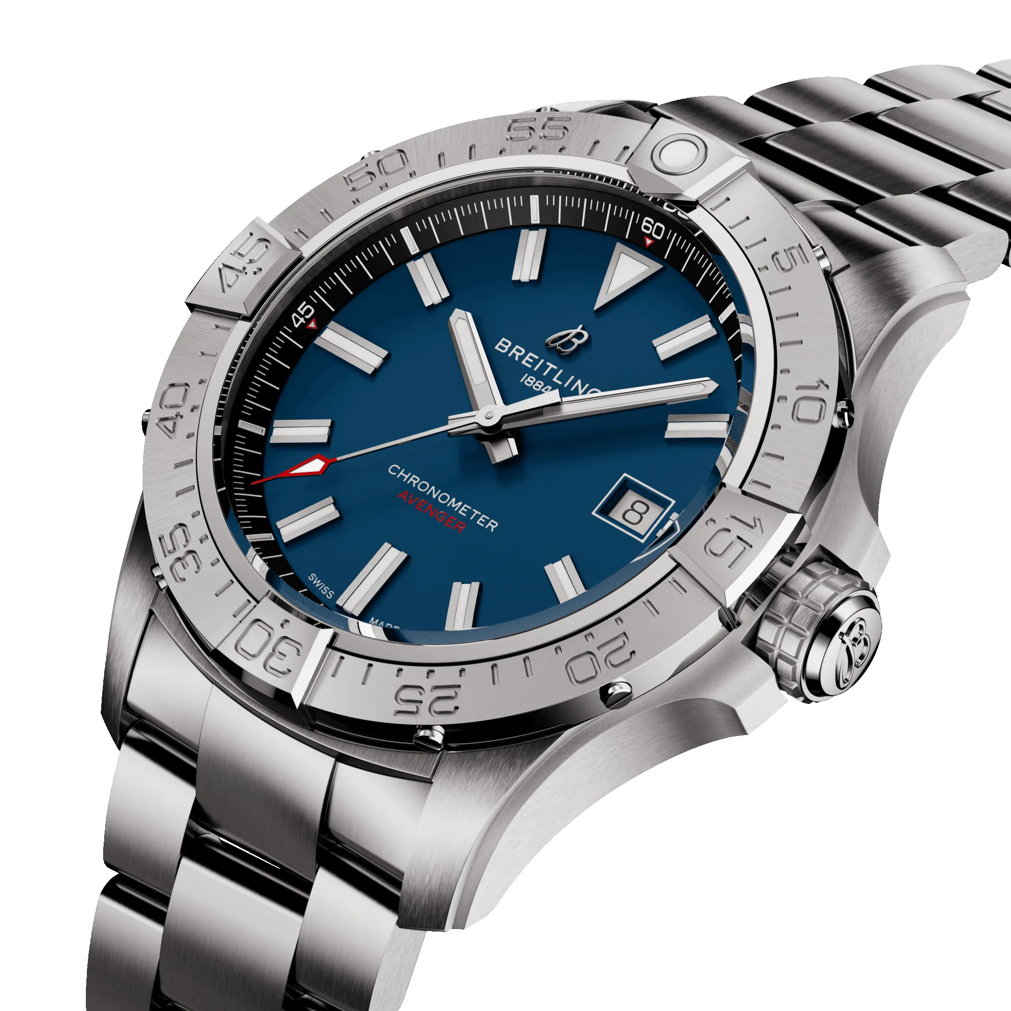 Breitling Avenger Automatic 42 Blue Bracelet Watch sold by Jura Watches product image thumbnail 2