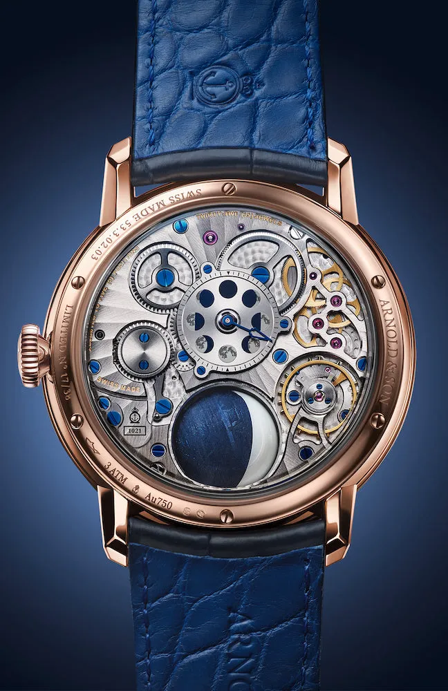 Arnold & Son Luna Magna Meteorite Red Gold Limited Edition Watch sold by Jura Watches product image thumbnail 2