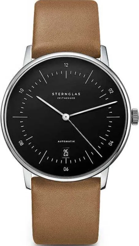 Sternglas Naos/A Automatic Leather Watch sold by Jura Watches