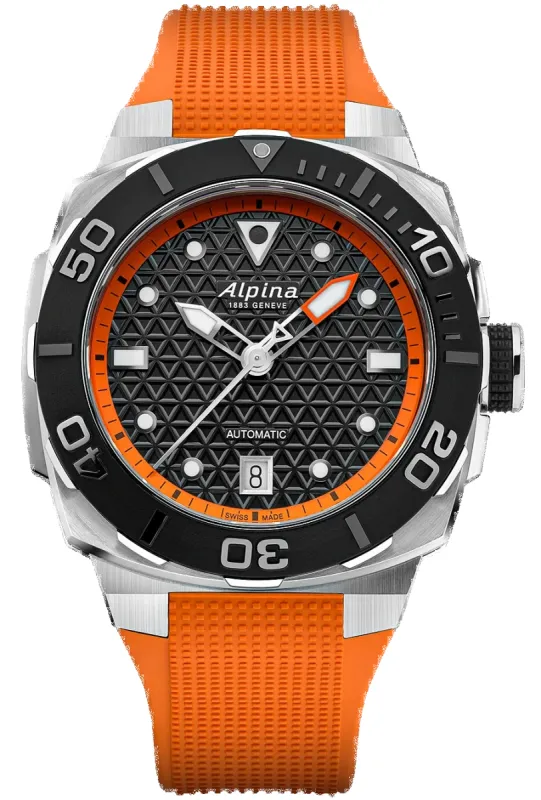 Alpina Seastrong Diver Extreme Automatic Watch made by Jura Watches