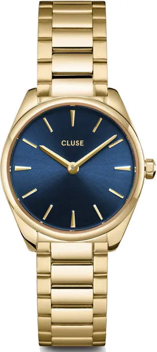 Cluse Watch Feroce Mini Blue Gold sold by Jura Watches
