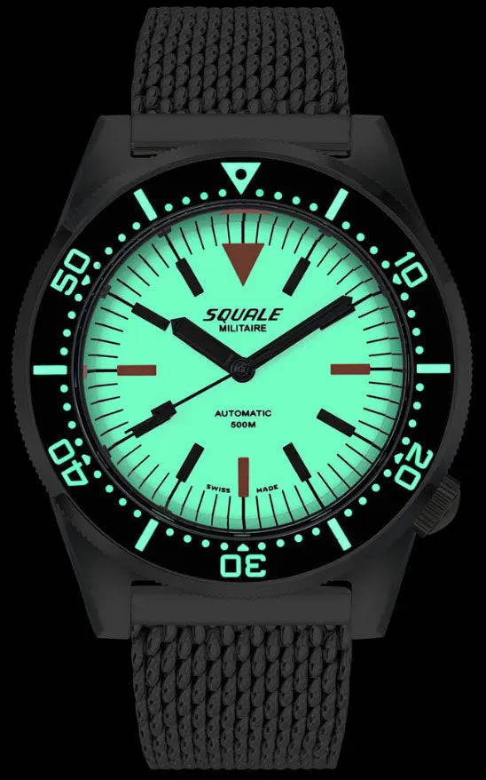 Squale Watch 1521 Full Luminous Militaire Mesh sold by Jura Watches product image thumbnail 3