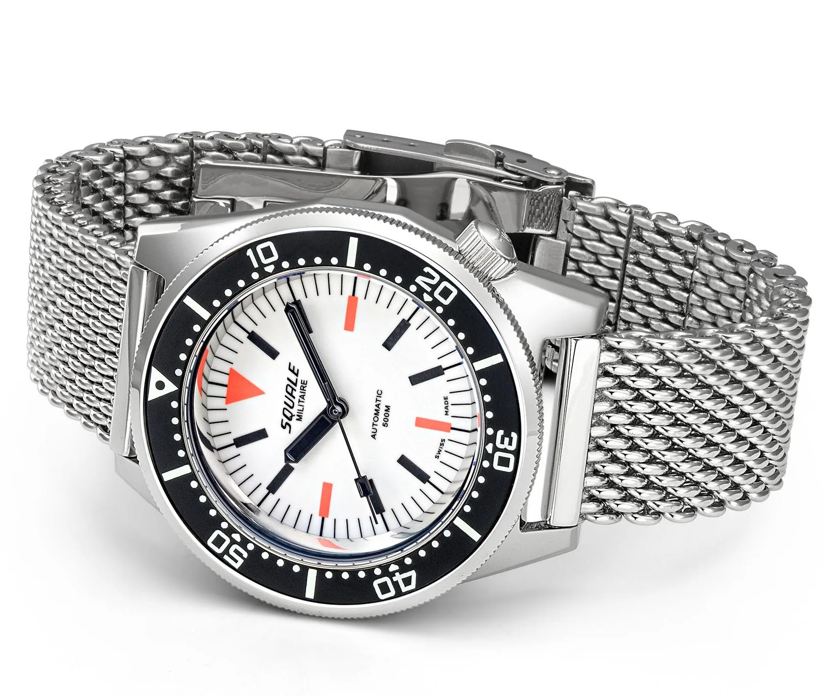 Squale Watch 1521 Full Luminous Militaire Mesh sold by Jura Watches product image thumbnail 4