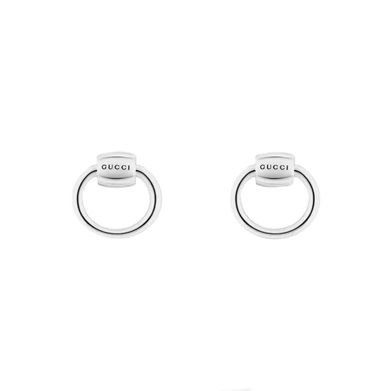 Gucci Horsebit Sterling Silver Earrings sold by Jura Watches