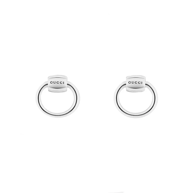 Gucci Horsebit Sterling Silver Earrings sold by Jura Watches