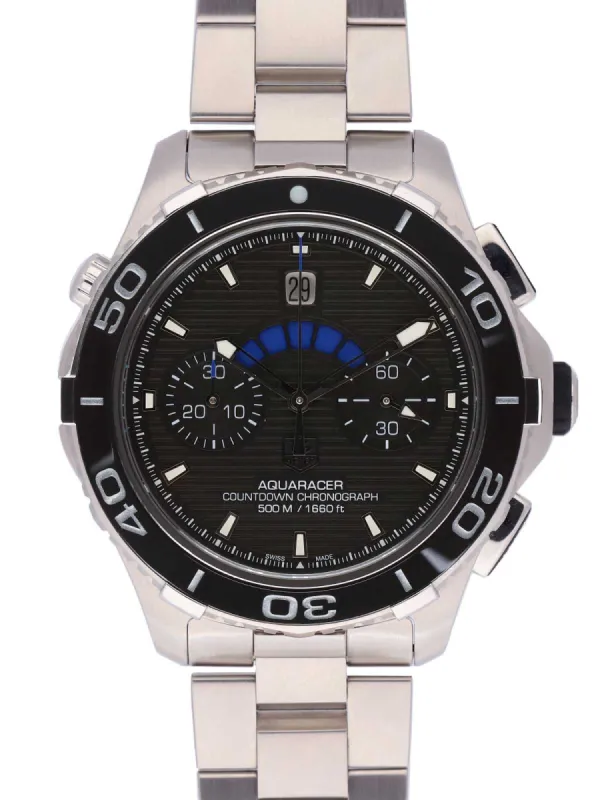 Pre-Owned TAG Heuer Aquaracer Countdown Mens Watch D made by Jura Watches