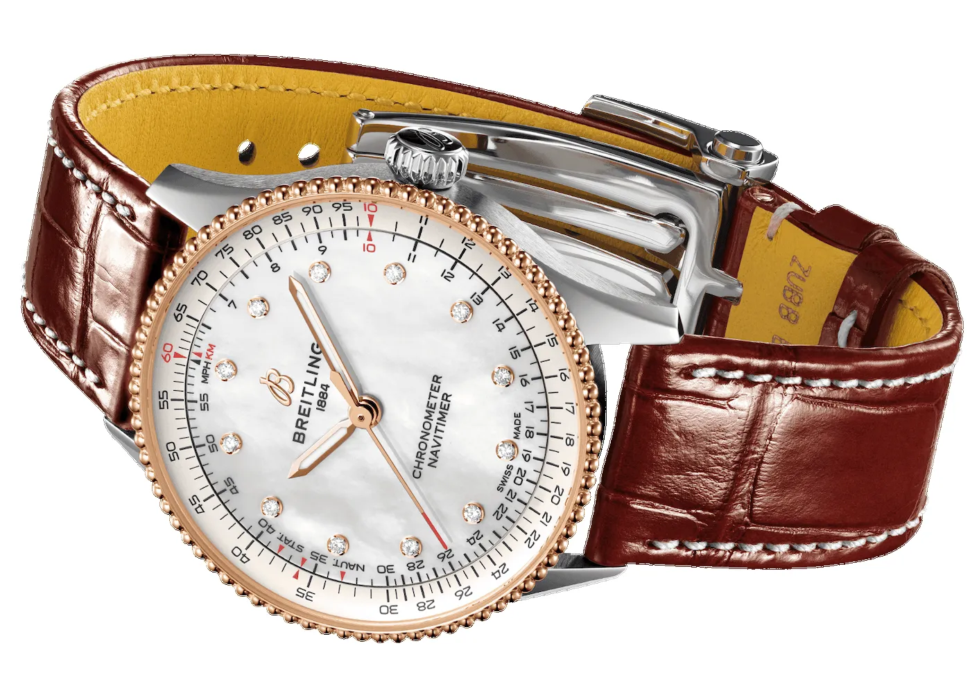 Breitling Navitimer 36 Automatic Alligator Watch sold by Jura Watches product image thumbnail 4