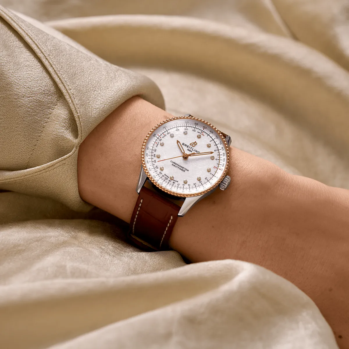 Breitling Navitimer 36 Automatic Alligator Watch sold by Jura Watches product image thumbnail 5