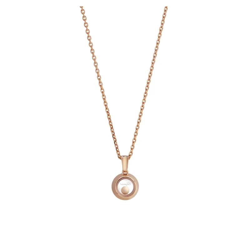 Chopard Happy Diamonds Icons 18ct Rose Gold 0.05ct Diamond Pendant sold by Jura Watches