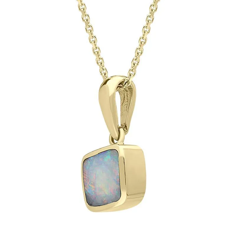 18ct Yellow Gold Opal Unique Abstract Necklace D sold by Jura Watches product image thumbnail 2