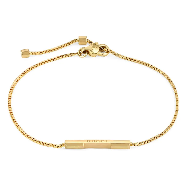Gucci Link to Love 18ct Yellow Gold Chain Bracelet sold by Jura Watches