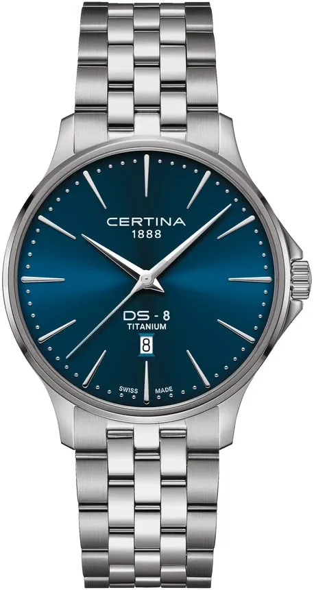 Certina DS-8 Gent 40mm Titanium Watch sold by Jura Watches