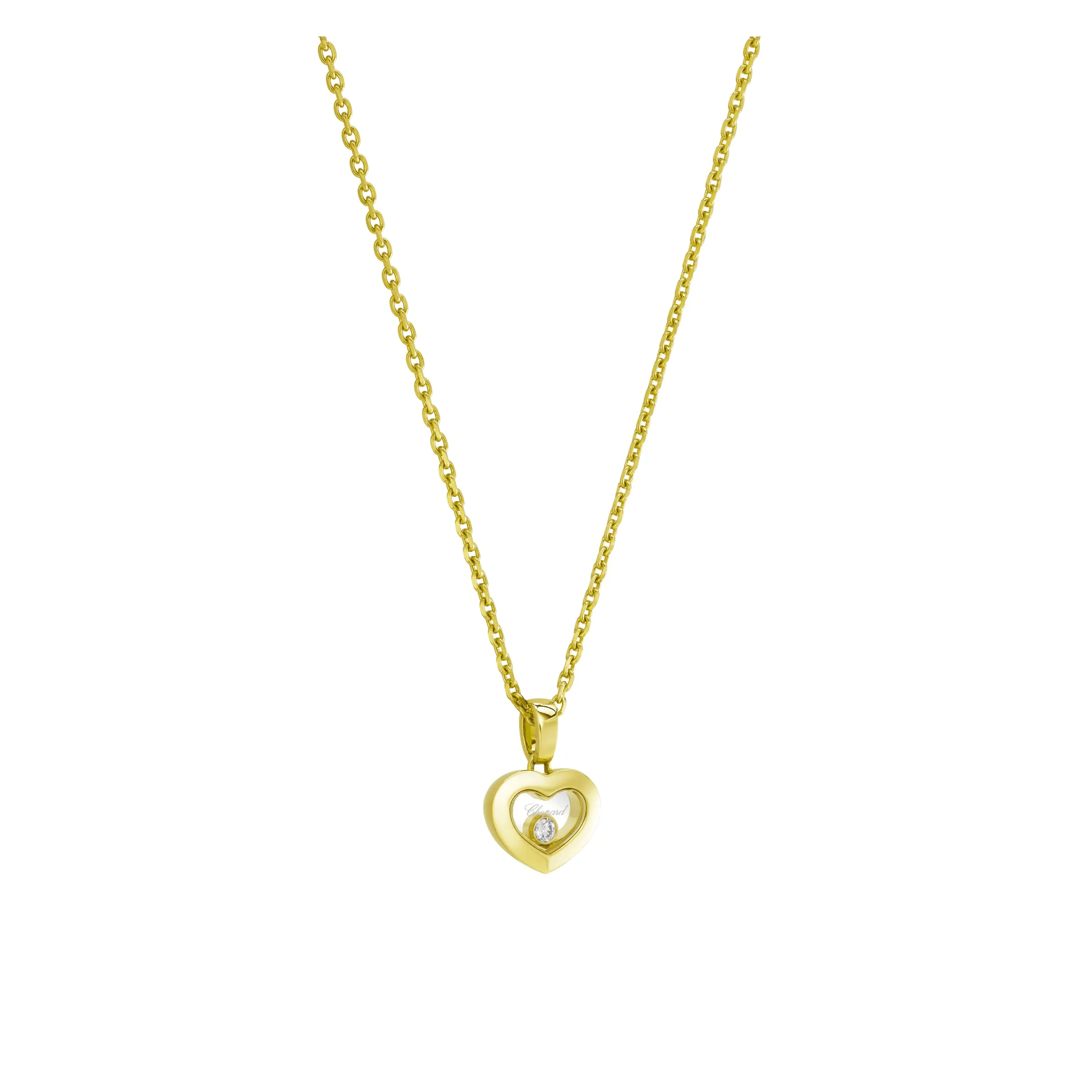 Chopard Happy Diamonds Icons 18ct Yellow Gold 0.05ct Diamond Pendant sold by Jura Watches product image thumbnail 2