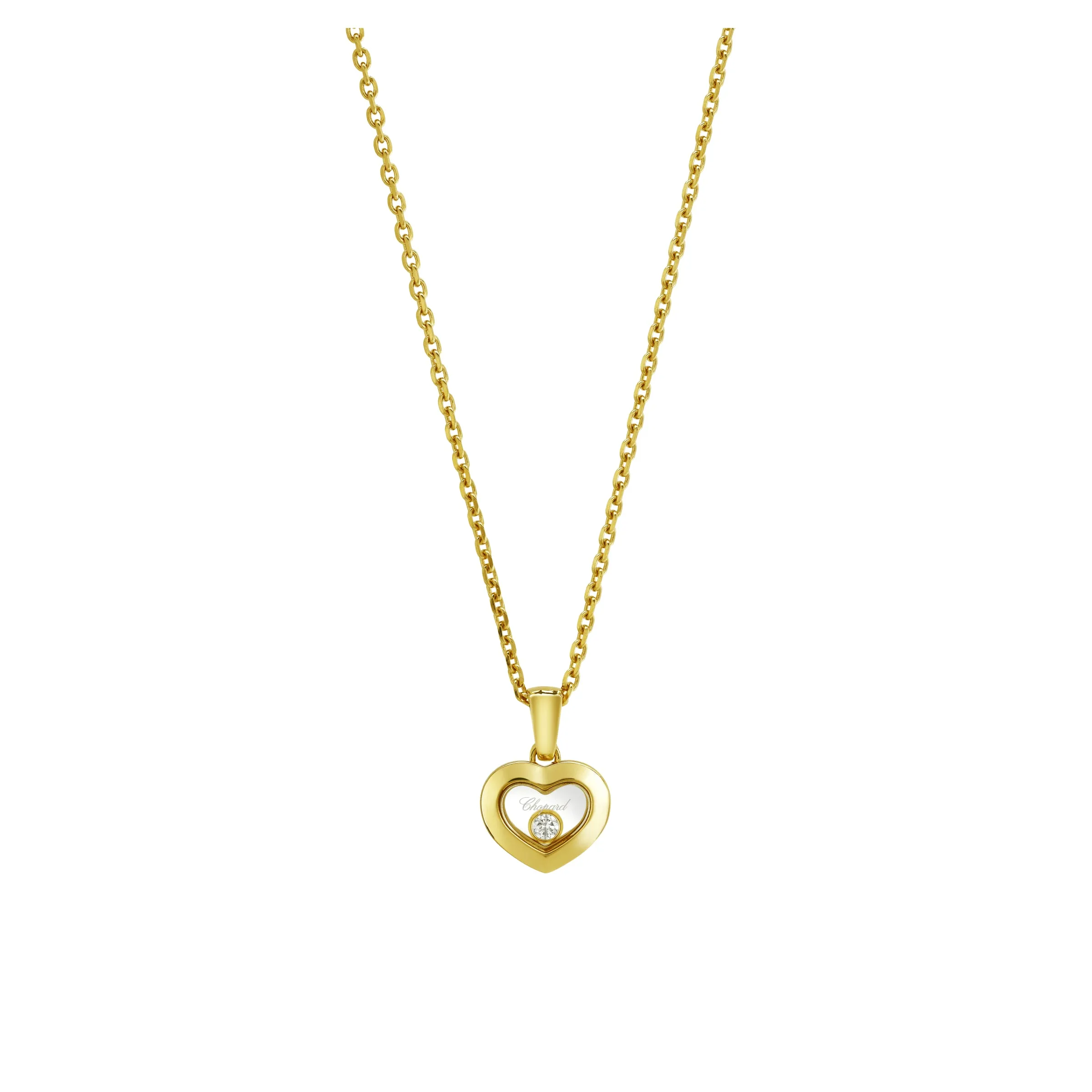 Chopard Happy Diamonds Icons 18ct Yellow Gold 0.05ct Diamond Pendant sold by Jura Watches