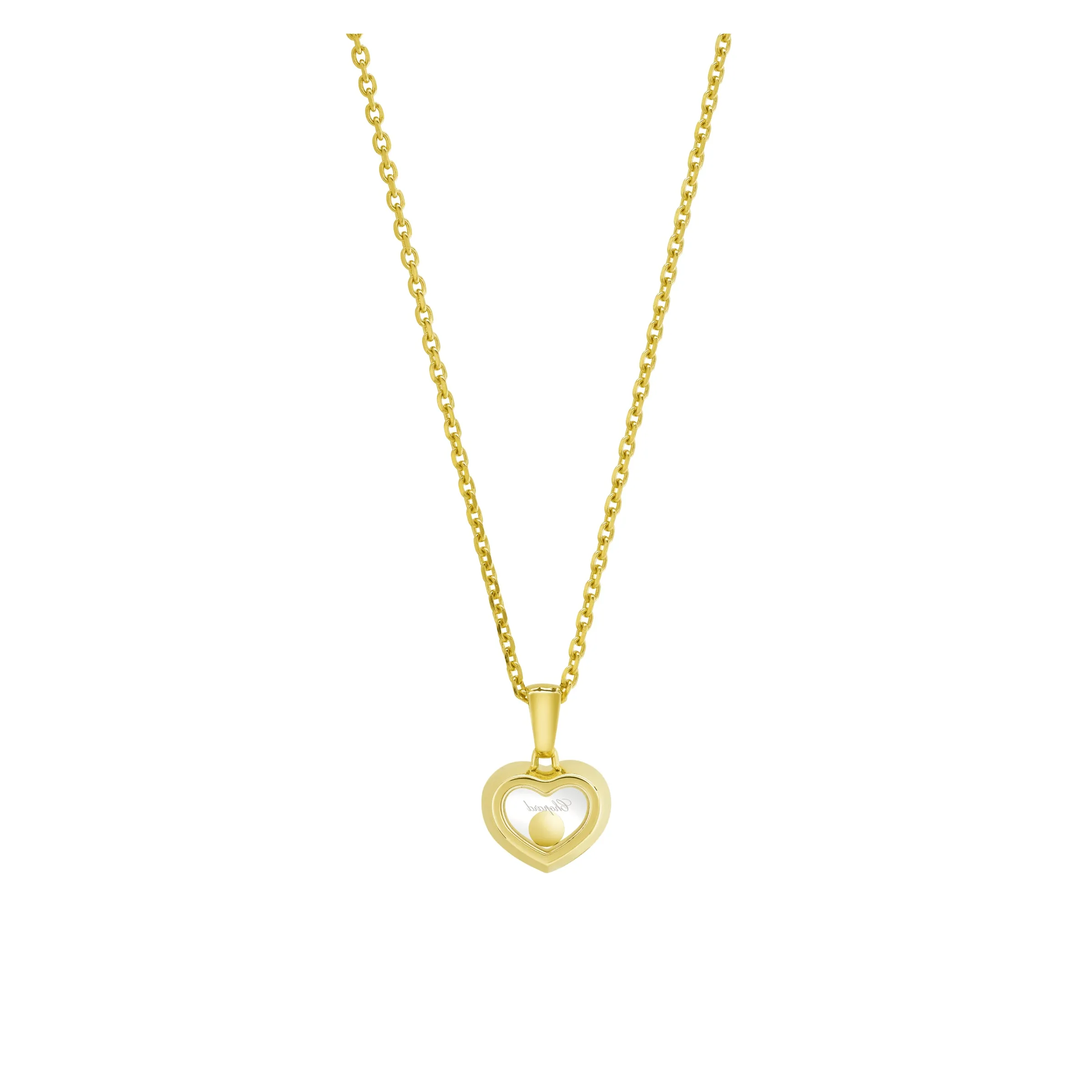 Chopard Happy Diamonds Icons 18ct Yellow Gold 0.05ct Diamond Pendant sold by Jura Watches product image thumbnail 3