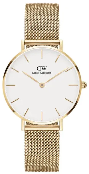 Daniel Wellington Watch Petite Evergold White 32mm sold by Jura Watches