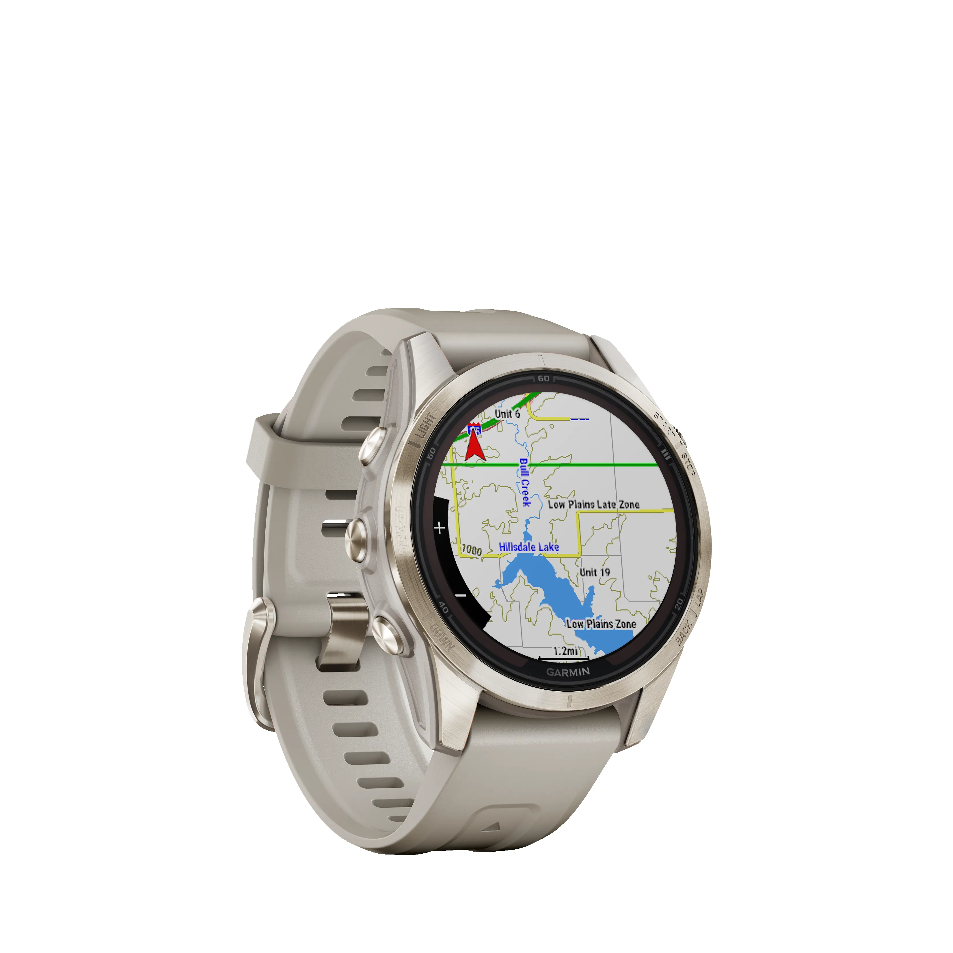 Garmin Fenix 7S Pro Sapphire Solar Soft Gold Leather D sold by Jura Watches product image thumbnail 5