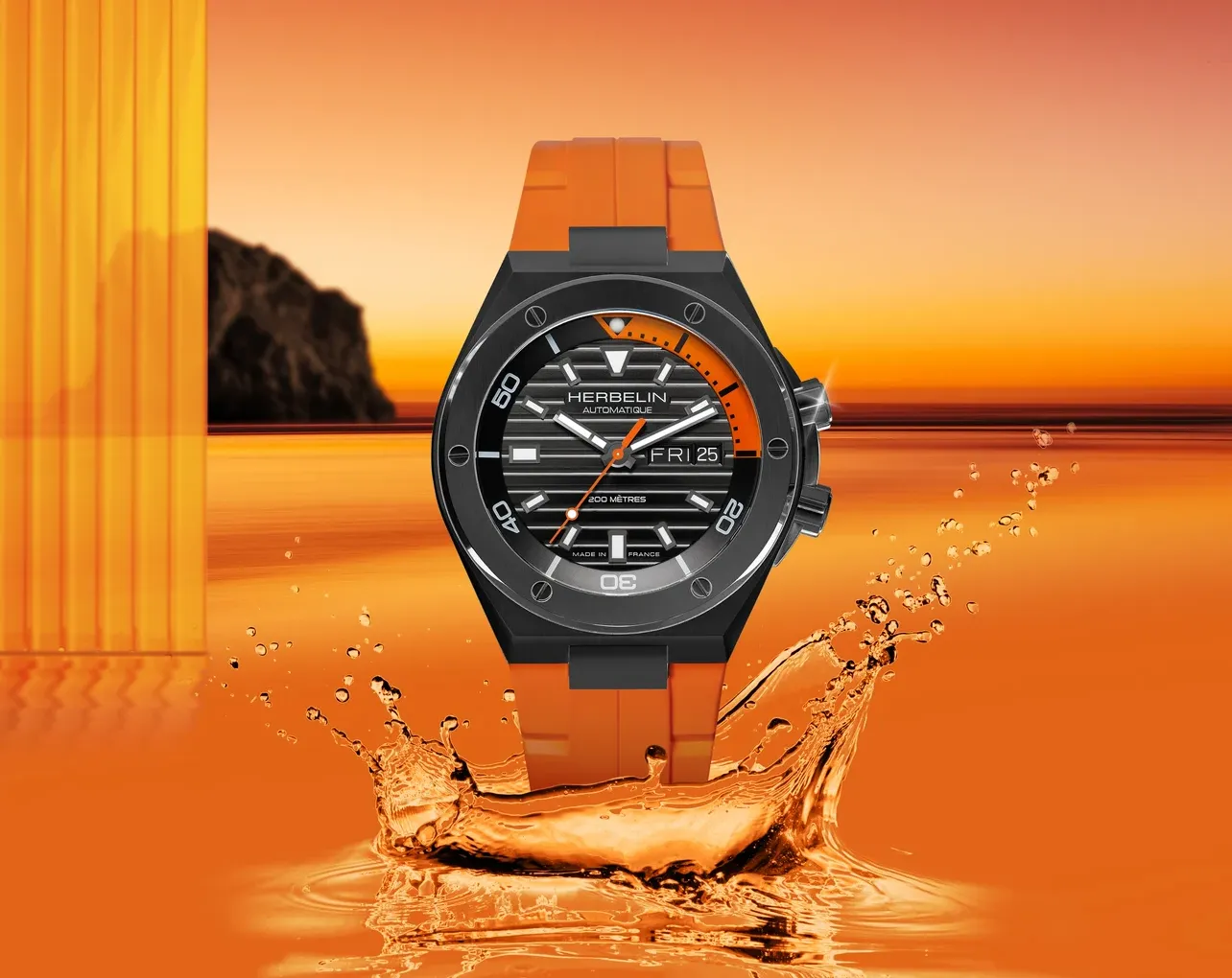 Herbelin Cap Camarat Diver Automatic Watch sold by Jura Watches product image thumbnail 4
