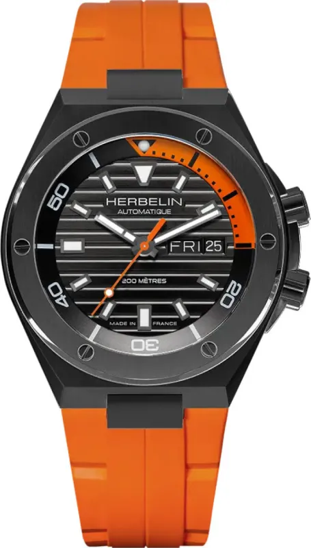 Herbelin Cap Camarat Diver Automatic Watch made by Jura Watches