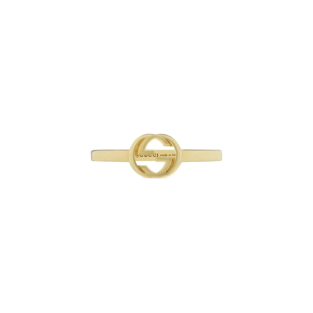 Gucci Interlocking G 18ct Yellow Gold Ring sold by Jura Watches product image thumbnail 3